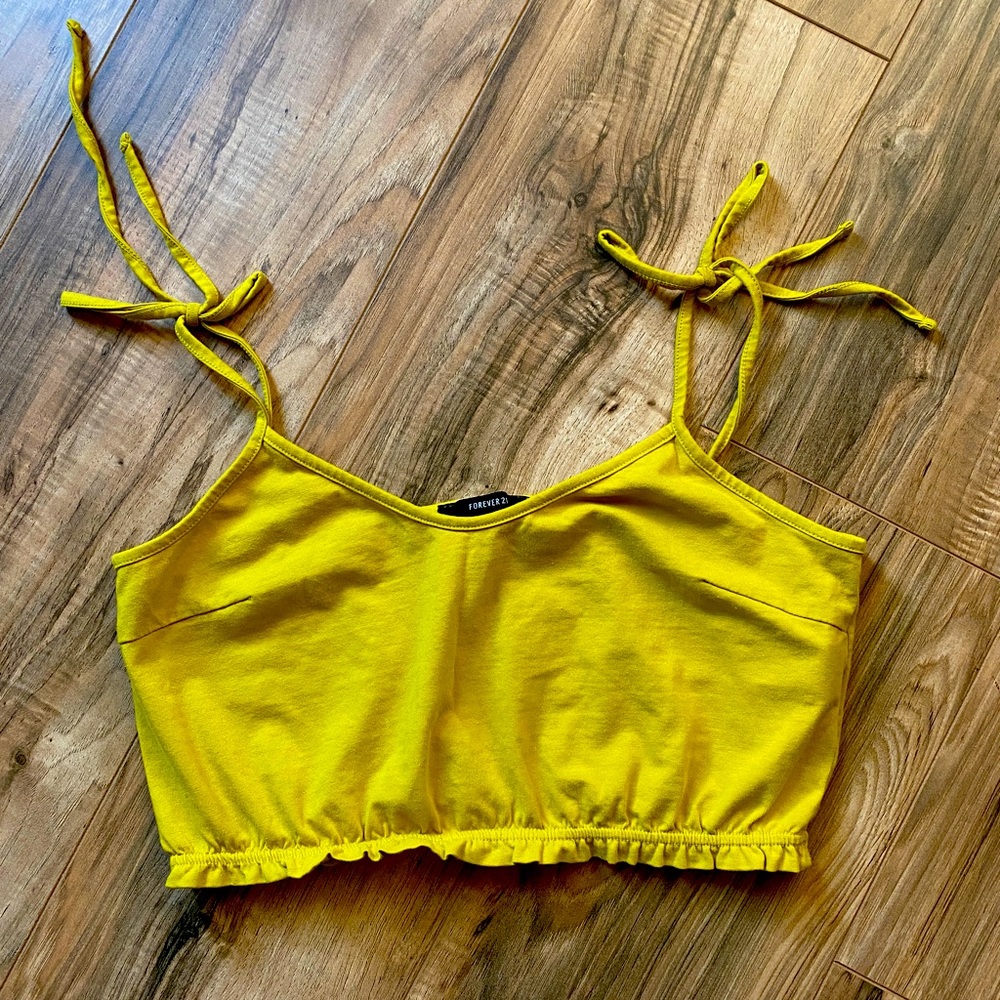 Flirty cropped top